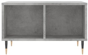 Betonszürke szerelt fa dohányzóasztal 60 x 50 x 36,5 cm