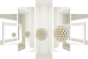 Kép - Kilátás belülre - absztrakt (150x105 cm)