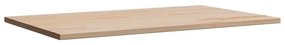 tömör fenyőfa téglalap alakú asztallap 80 x 50 x 2,5 cm