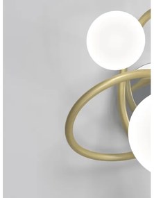 Wofi 4014-201 - LED fali lámpa NANCY 2xG9/3,5W/230V arany/fehér