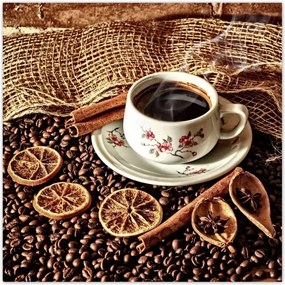 Poszterek 140x140 Kávéscsésze vaníliával