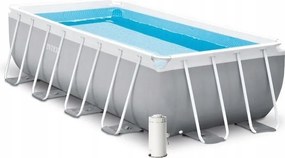 Intex Prizmás Keret 4,88 x 2,44 x 1,07 m patronos szűrőbetéttel