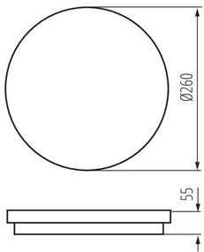 Kanlux 33344 - LED Kültéri lámpa érzékelővel BENO LED/24W/230V 4000K IP54 fehér