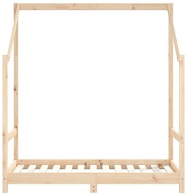 tömör fenyőfa gyerekágykeret 2 x (70 x 140) cm