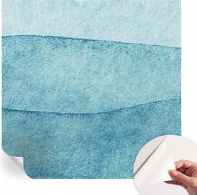 Dekoratív öntapadós fotótapéta Hálószobába Kék hullámok 250x250 cm