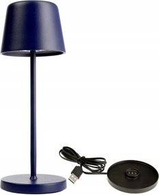 Light Impressions Deko-Light újratölthető lámpa Canis Mini kék bekapcsolva