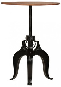 újrahasznosított tömör fa bárasztal 75 x (76-110) cm