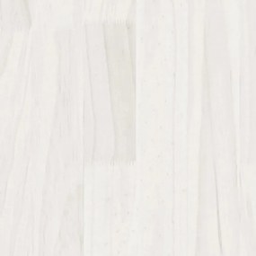 fehér tömör fenyőfa könyvszekrény 104 x 33 x 76 cm