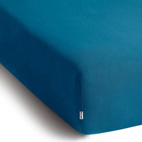 Petróleum színű gumis jersey lepedő 180x200 cm Amber – Restilo