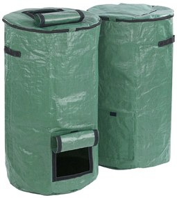 Zöld komposztáló szett 2 db-os 125 l – Maximex