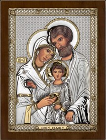 Ezüst kép Szent Család AE0841/3 Gravírozás Ingyen!