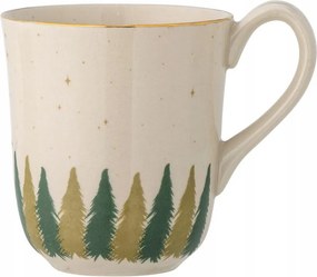 Bloomingville Christmas Spruce Karácsonyi bögre 350 ml Karácsonyfa