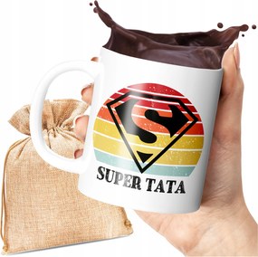 Bögre Szuper Apa Tökéletes Ajándék Bögre Apák Napjára Nyomtatott Print