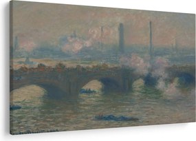 Kép - Claude Monet, Waterloo Bridge, Gray Day, reprodukciók (90x60 cm)