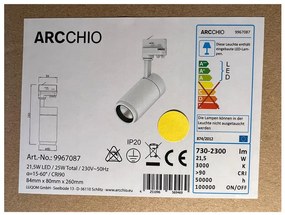 Arcchio Arcchio - LED Spotlámpa sínrendszerhez NANNA LED/21,5W/230V LW0496