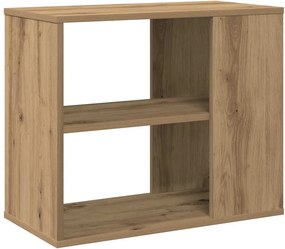 vidaXL kézműves tölgy színű szerelt fa kisszekrény 60 x 30 x 50 cm