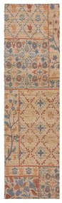 Natúr színű kézi szövésű jutakeverék futószőnyeg 60x230 cm Taylor Patchwork – Flair Rugs
