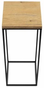 BASICLOFT virágtartó állvány 60x24 cm fekete/barna