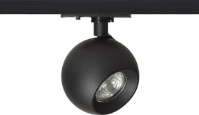 RENDL SIENA egyáramkörös sínre fekete 230V LED GU10 9W