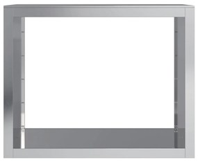 horganyzott acél tűzifatároló 100 x 40 x 80 cm