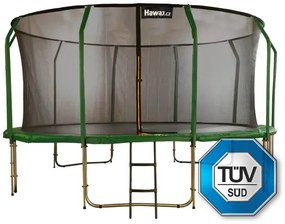 Hawaj 457 cm trambulin belső védőhálóval + létra INGYEN