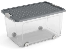Fedeles műanyag tárolódoboz 56,5x39x31,5 cm W box L – KIS