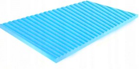 90x170 fedőmatrac masszírozó wave H2 rátét habszivacs topper 4cm