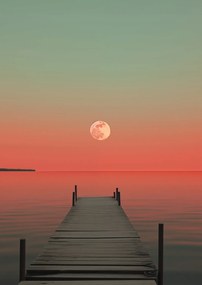 Poszter 21x29,7cm Hold a víz felett