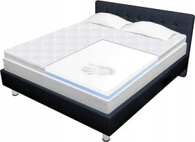 Matrac topper fedőmatrac 130x160 visco, gombaellenes H1 H2 habszivacs topper, puha