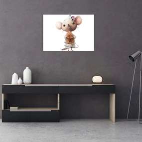 Üveg kép - Akvarell állatka N⁰2 (70x50 cm)