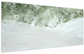 Kép - Absztrakció ecsettel (120x50 cm)