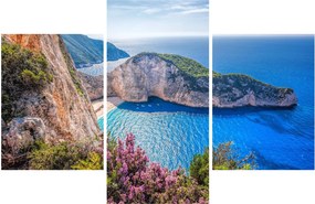 Kép - Navagio strand, Görögország (90x60 cm)