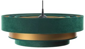 TRINITI lógcsillár 1xE27/60W/230V zöld/arany