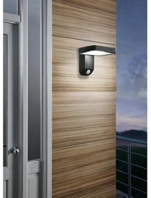 Eglo 98191 - LED napelemes fali lámpa érzékelővel PASTION LED/4,5W/3,7V IP44