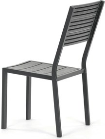 Kerti bútor garnitúra 156x78x74 cm, polywood, szürke, AZS-B1656 GREY