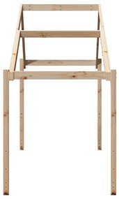 tömör fenyőfa gyerekágytető 213 x 95,5 x 144,5 cm