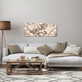 Kép - Egyszarvú a felhőkben (120x50 cm)