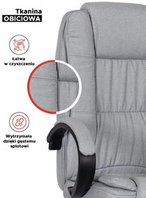 Irodai Forgószék Szürke Színben. CADI