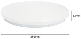 Brilagi - LED mennyezeti lámpa MILKY WAY LED/24W/230V 3000/4000/6500K átm. 38 cm