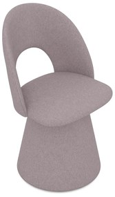 Levendula színű kárpitozott étkezőfotel Kalo – Makamii