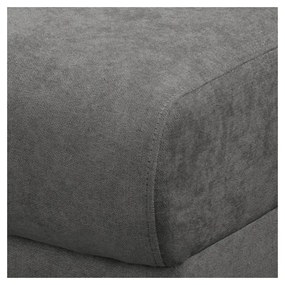 Sötétszürke sarokkanapé (jobb oldali) Beata – Ropez