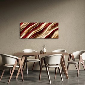 Kép - Arany - fehér textúra (120x50 cm)
