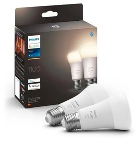 KÉSZLET 2x LED Dimmelhető izzó Philips Hue WHITE E27/9,5W/230V 2700K