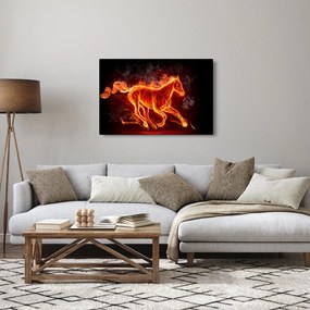 Kép - Ló lángokban (90x60 cm)