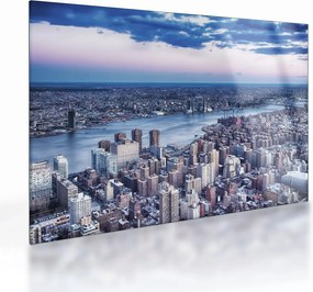 New York képe (üvegen) (70x50 cm)