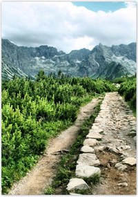 Plakátok 70x100 Sziklás út a Tátrában