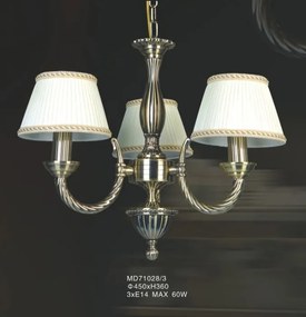 ITALUX MD71028-3 FRATI Modern Csillár Fehér, Arany E27 IP20