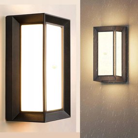 18W Fali lámpa Akril Mozgásérzékelő Fali Lámpa fehér Meleg