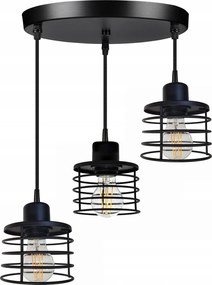 Mennyezeti Lámpa Plafon Csillár Loft Túlnyúlás Led Retro