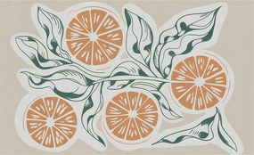 Flizelin tapéta Divatos 3D fali ragasztó Gyümölcsös minták 416x254 Ragasztó